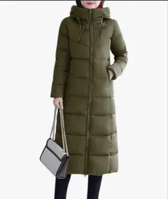 中綿ダウンロングコート