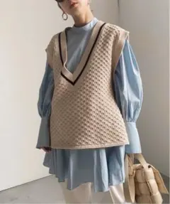 Ameri FLARE SHIRT WITH VESTのサムネイル