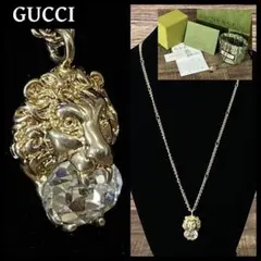 GUCCI ライオンヘッド ネックレス 箱付き - メルカリ