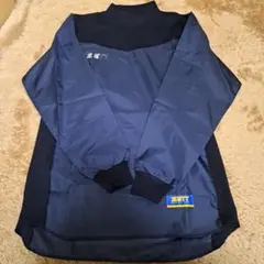 ZETT ネイビー 長袖 アンダーシャツ　140　シャカのサムネイル