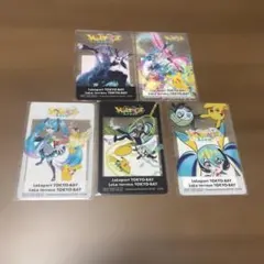 ポケモン　初音ミク　クリアカード　コンプリート　セット