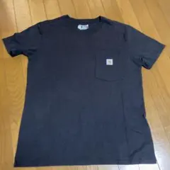 Carhartt 黒 Tシャツ Mサイズ ポケット付き　lose fit