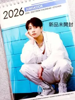 BTS　ジョングク　JUNGKOOK　2026～卓上カレンダー　バンタン