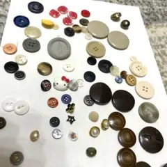 ボタン　バラ　まとめ売り　レトロ