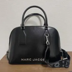 【日本未入荷】MARC JACOBS 黒 レザー ハンドバッグ