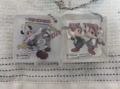 ディズニー ガチャガチャ アクリルブロックチャーム 2個
