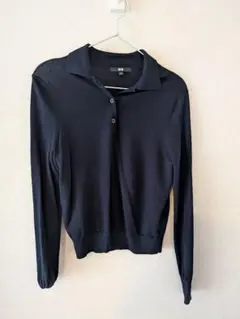 UNIQLO ポロセーター ネイビー　S