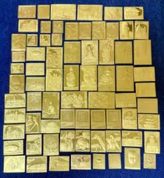 希少 松本徽章工業 純金 金属工芸品 大量100g前後 純金/純銅 純金刻印
