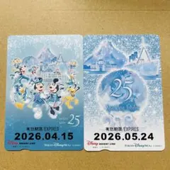 ディズニー リゾートライン フリーきっぷ 25周年 スパークリングジュビリー