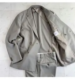 美品 エディフィス セットアップ ダブルブレスト ジャケット パンツ 上L 下S