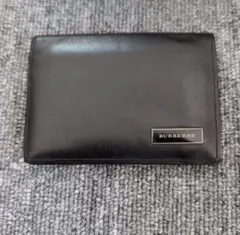 BURBERRY カードケース ブラック レザー