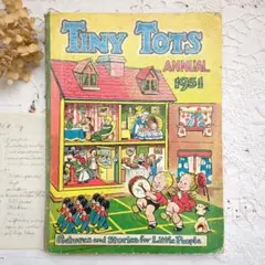 稀少1950ヴンテージ絵本 洋書 児童書 ヴィクトリアン ジャンクジャーナル