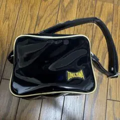 タマザワ ミニエナメルバック 黒/黄色