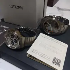CITIZEN レコードレーベル　 限定モデル　新品パイロットWATCH付き
