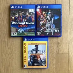 バトルフィールド4、ウイニングイレブン2017、Fate PS4