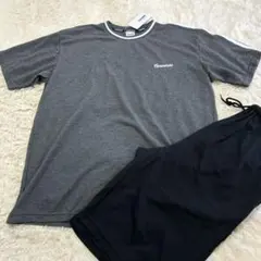 新品 CONVERSE メンズ　ルームウェア セットアップ L チャコール