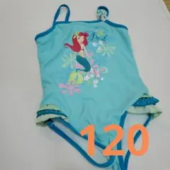 美品　リトルマーメイド　アリエル  プリンセス　水着　ワンピース　120