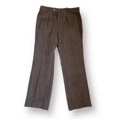 【W34】80s〜 ヴィンテージ　ウールスラックス ウールパンツ