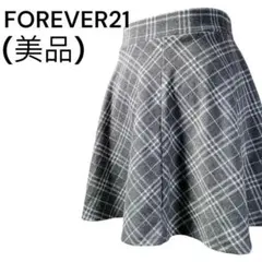＜美品＞FOREVER21 チェック柄フレア ミニスカート オシャレな1点ですよ