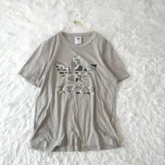 アディダスadidas カモフラージュTシャツ グレー DH4766ユニセックス