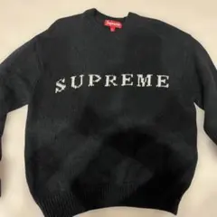 Supreme 90s 初期 カナダ製 ロゴ スウェット ネイビー トレーナー