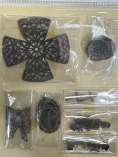新品　未開封　マット調パーツ　アソートセット　金古美