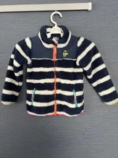 CHUMS キッズ フリースジャケット ネイビー/ホワイト