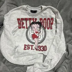 Bershka Betty Boop クロップドスウェット XS