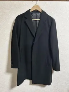 GU ブラック 黒 チェスターコート