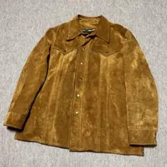 unusedアンユーズド スウェードレザーシャツ - メルカリ