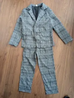 グレー系チェック スーツ・ブレザー 120サイズ