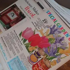 B377 洋書 ヴィンテージ 雑誌 切り離し 40枚 紙物 ジャンクジャーナル