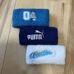 PUMA アスリート リストバンド 3点セット　アームバンド　ロゴ　メーカーのサムネイル