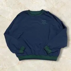 90s USA製 2way リバーシブル プルオーバー US 企業ロゴ 肉厚XL