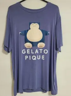 ジェラートピケ ポケモン カビゴン接触冷感プリントTシャツショート