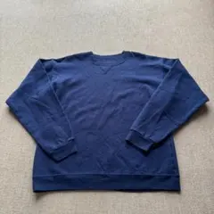 Hanes ヘインズ スウェット 前V メキシコ製 ネイビー XL