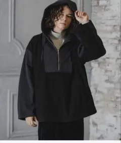 【匿名配送】Corduroy switch parker