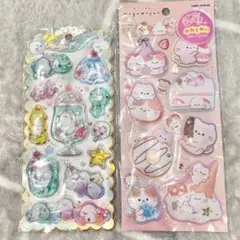 新品未使用正規品　もーっともっちりシール　キラキラウォーターinシールシマエナガ