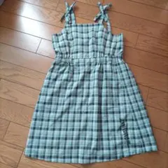 JENNI LOVE チェック柄ノースリーブワンピース