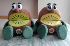 激レア非売品 ゼスプリ キウイブラザーズ 特大ぬいぐるみ 2体セット