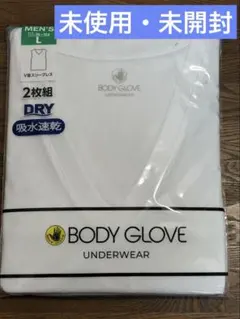 BODY GLOVE メンズ V首スリーブレス 2枚組 Lサイズ