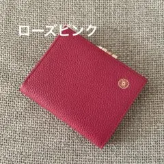 新品】皇居財布 がま口 二つ折り財布 フレンチローズ ピンク - メルカリ