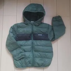 値下げ☆BREEZE フード付きダウンジャケット グリーン