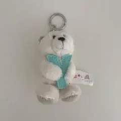 NICI シロクマ ぬいぐるみ キーホルダー イニシャルY