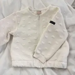 petit main ジップパーカー カーディガン 上着 花粉防止 90cm