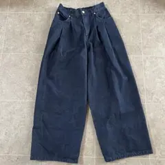 Live in comfort ワイドパンツ　デニム　サイズ15