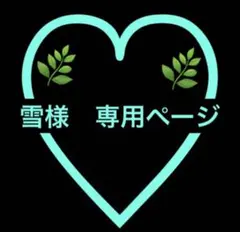 雪様　専用ページ