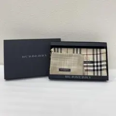 ●8328　BURBERRY　バーバリー　おまとめ　ハンカチ　2枚　ノバチェック