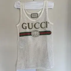 GUCCI メッシュ タンクトップ ホワイトのサムネイル