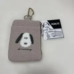 【タグ付未使用】PEANUTS スヌーピー パスケース 定期入れ